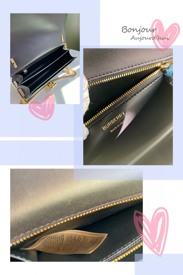 B**rry medium quilted monogram lambskin tb bag