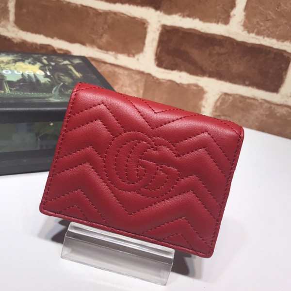 G*u*i gg marmont card case wallet