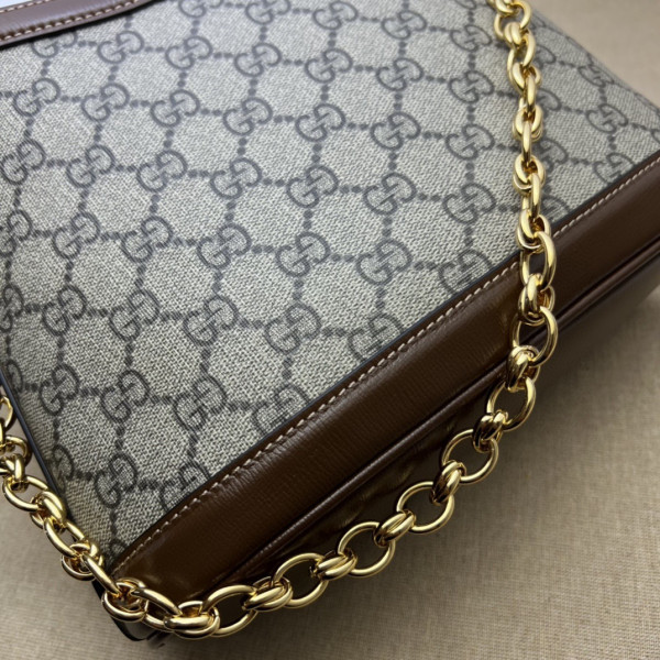 G*u*i large shoulder bag with interlocking g