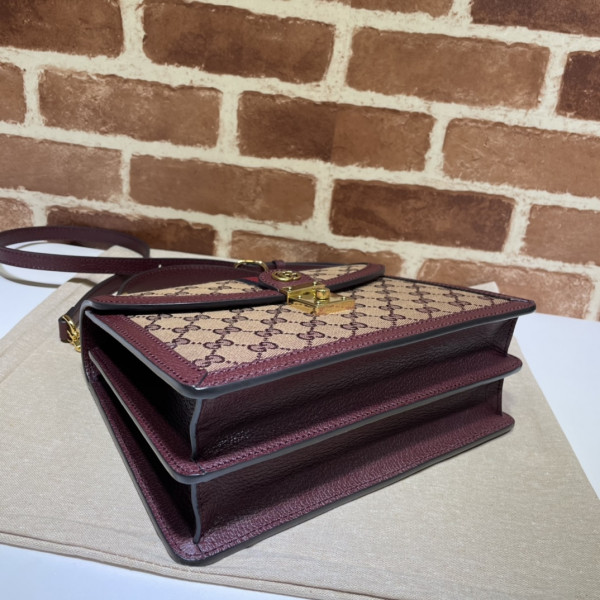 G*u*i ophidia small top handle bag with web