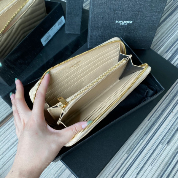 Y*L monogram zippy wallet