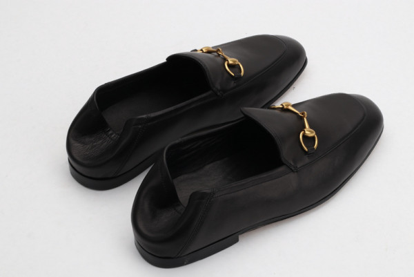 G*u*i horsebit leather loafer