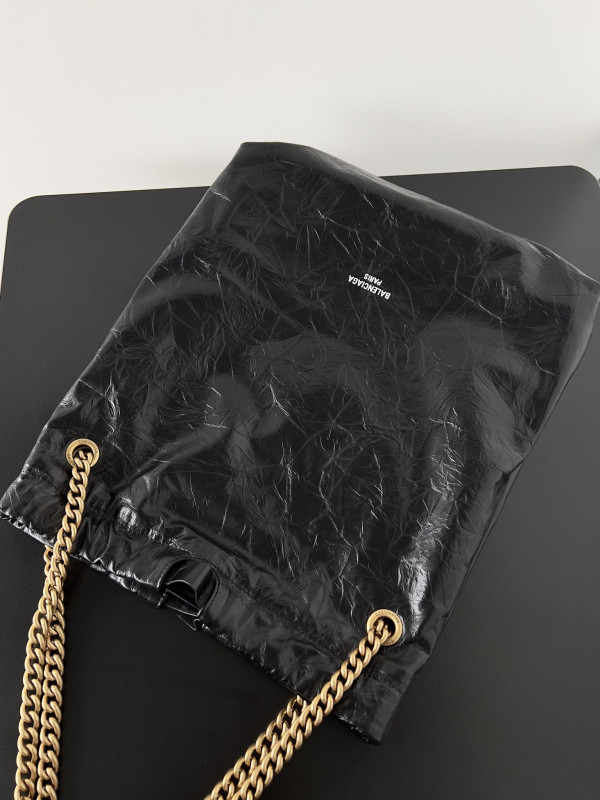 Ba*len*cia*ga crush tote-39.9x46.0x14.0cm