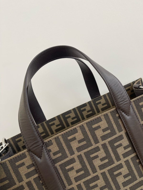 F**di ff jacquard shopper-41*35*19cm