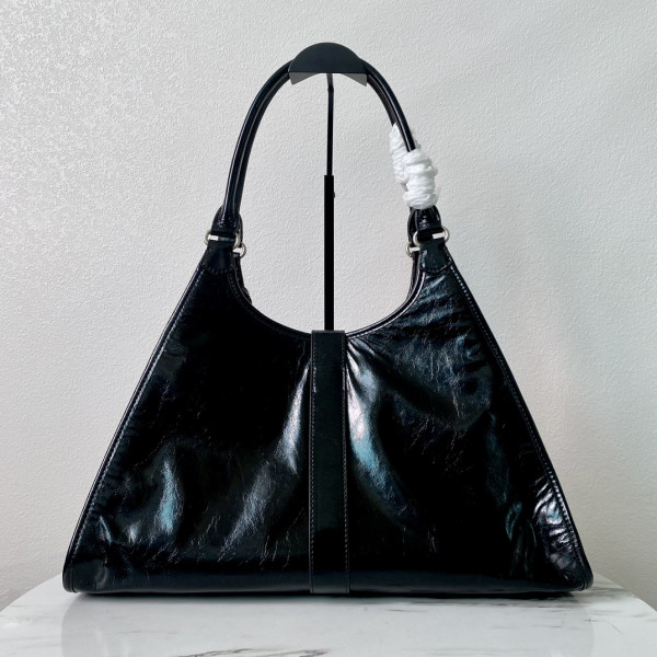 Pra*a large leather tote bag