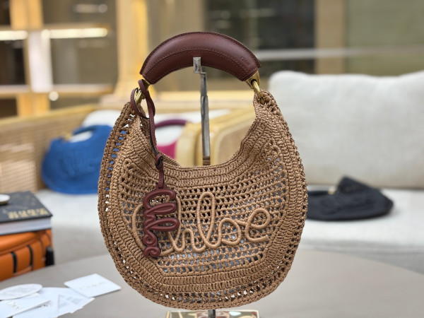 Chloe 25S summer banana hobo bag - 36*21.5*2cm