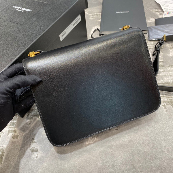 Y*L loulou carre satchel in smooth leather